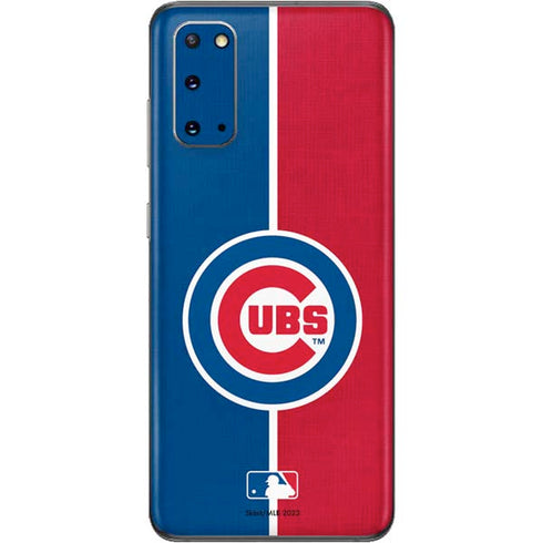 MLB Chicago Cubs Split Galaxy S20 Skin