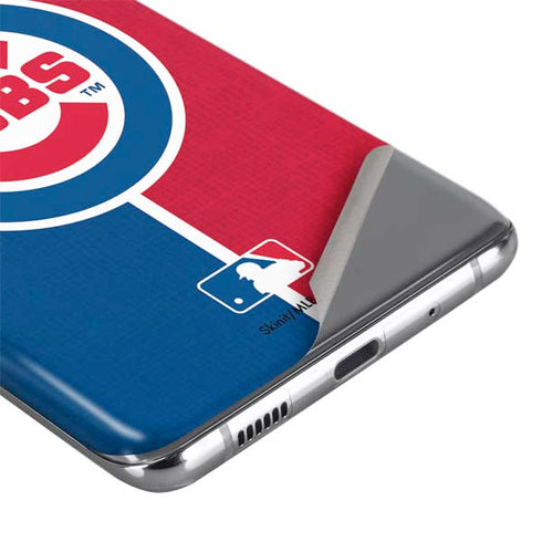 MLB Chicago Cubs Split Galaxy S20 Skin