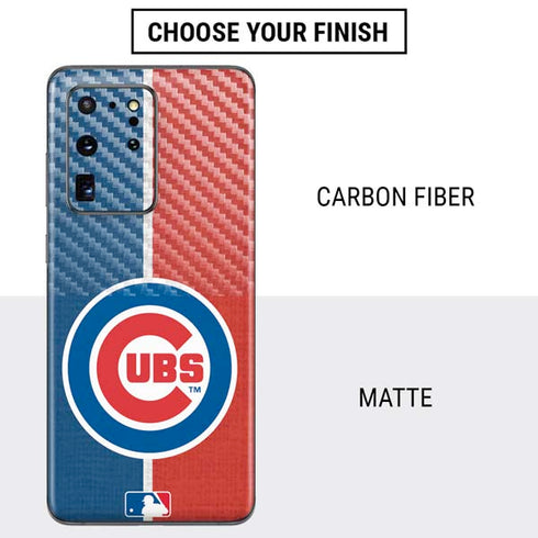 MLB Chicago Cubs Split Galaxy S20 Ultra 5G Skin
