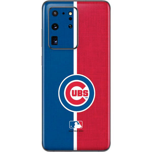 MLB Chicago Cubs Split Galaxy S20 Ultra 5G Skin