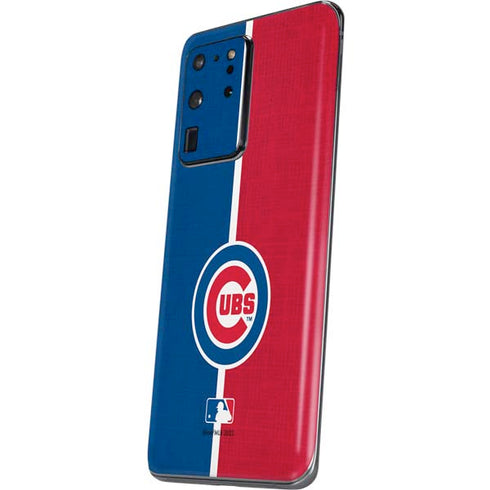 MLB Chicago Cubs Split Galaxy S20 Ultra 5G Skin