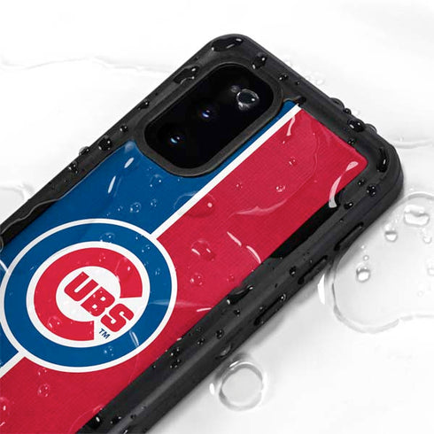 MLB Chicago Cubs Split Galaxy S20 Waterproof Case