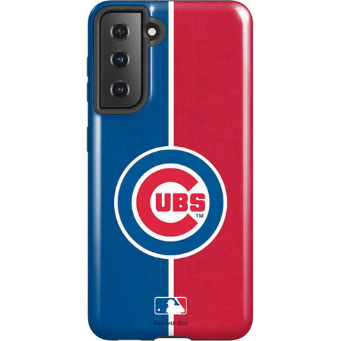 MLB Chicago Cubs Split Galaxy S21 5G Pro Case