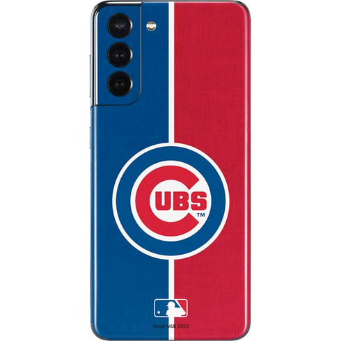 MLB Chicago Cubs Split Galaxy S21 5G Skin