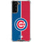 MLB Chicago Cubs Split Galaxy S21 FE Clear Case