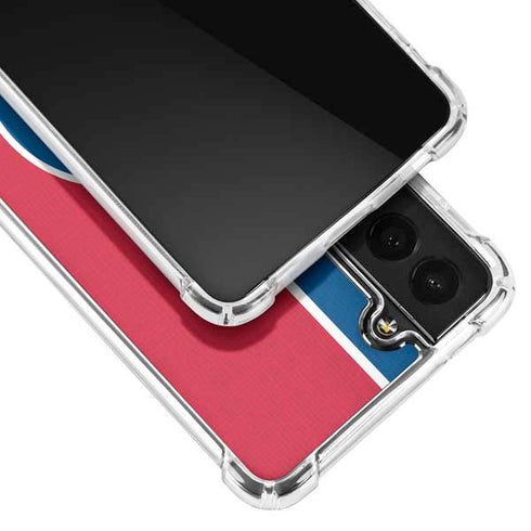 MLB Chicago Cubs Split Galaxy S21 FE Clear Case