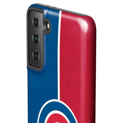 MLB Chicago Cubs Split Galaxy S21 Plus 5G Pro Case