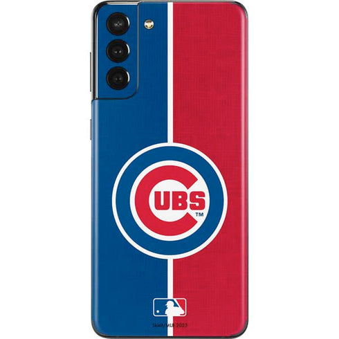 MLB Chicago Cubs Split Galaxy S21 Plus 5G Skin