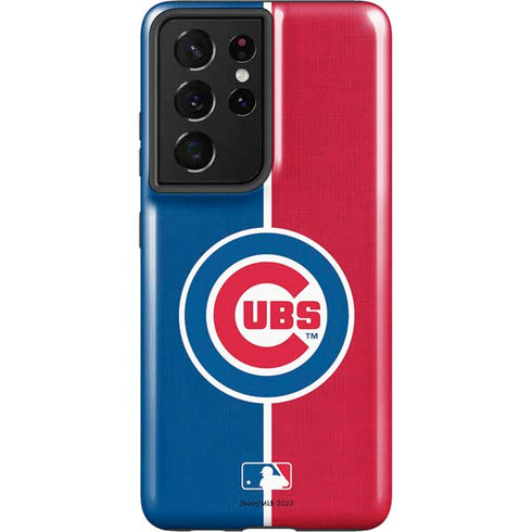 MLB Chicago Cubs Split Galaxy S21 Ultra 5G Pro Case