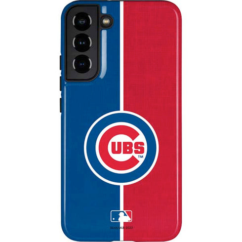 MLB Chicago Cubs Split Galaxy S22 Plus Pro Case