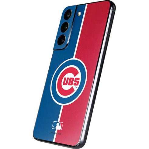 MLB Chicago Cubs Split Galaxy S22 Skin