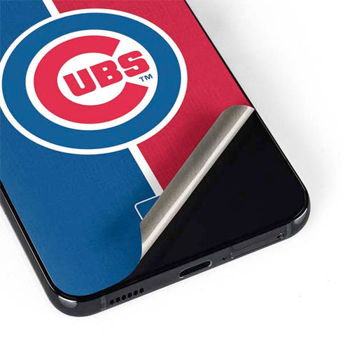MLB Chicago Cubs Split Galaxy S22 Skin