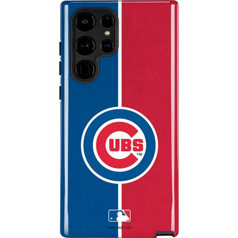 MLB Chicago Cubs Split Galaxy S22 Ultra Pro Case
