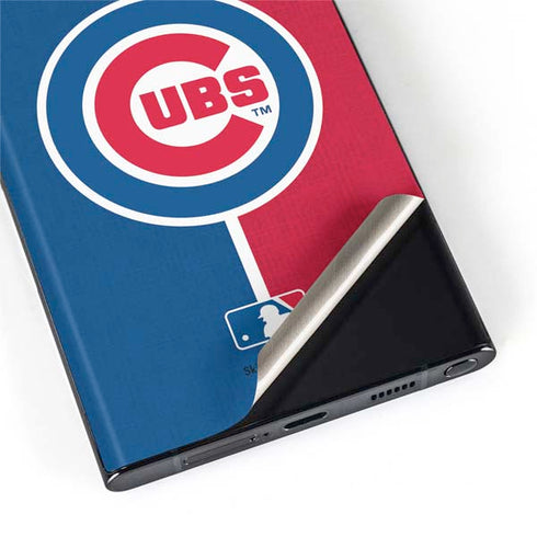 MLB Chicago Cubs Split Galaxy S22 Ultra Skin