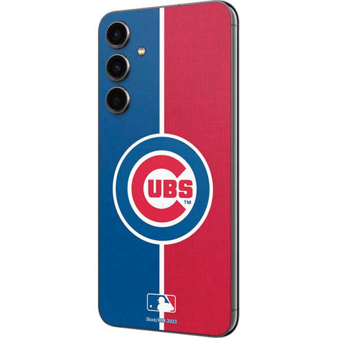 MLB Chicago Cubs Split Galaxy S23 FE Skin