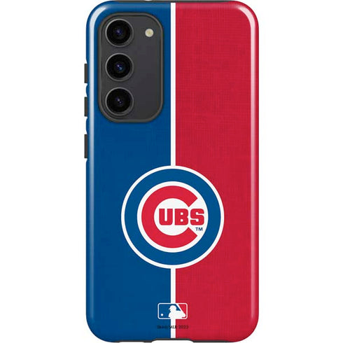 MLB Chicago Cubs Split Galaxy S23 Plus Pro Case