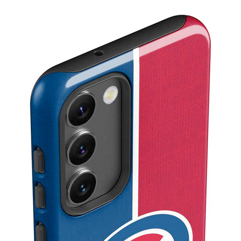 MLB Chicago Cubs Split Galaxy S23 Plus Pro Case