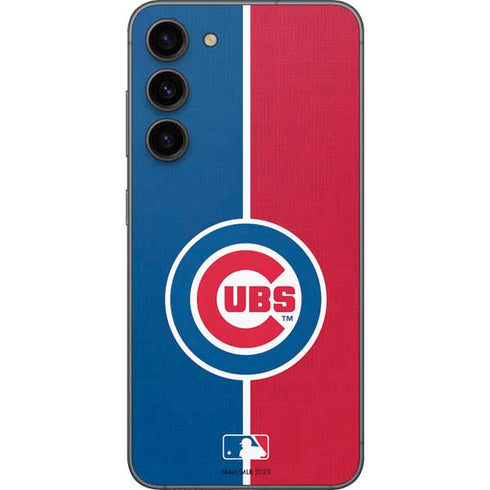 MLB Chicago Cubs Split Galaxy S23 Plus Skin