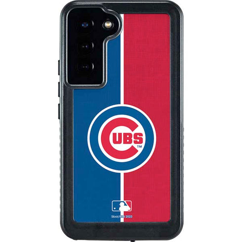 MLB Chicago Cubs Split Galaxy S23 Plus Waterproof Case