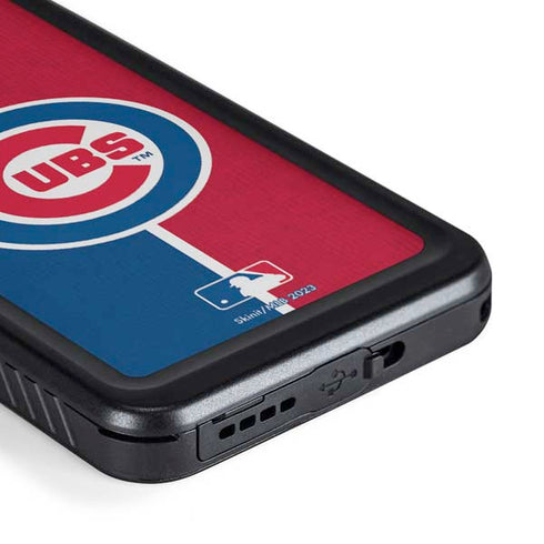 MLB Chicago Cubs Split Galaxy S23 Plus Waterproof Case