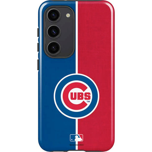 MLB Chicago Cubs Split Galaxy S23 Pro Case