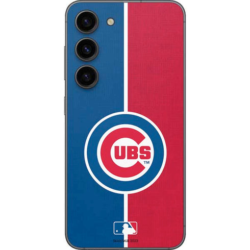 MLB Chicago Cubs Split Galaxy S23 Skin