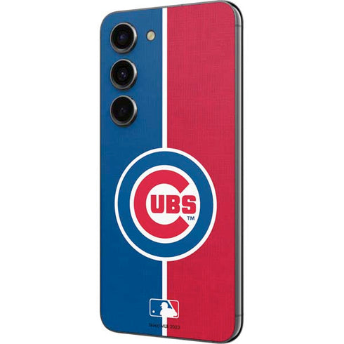 MLB Chicago Cubs Split Galaxy S23 Skin