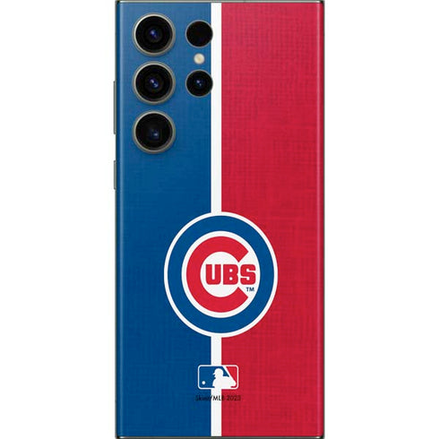 MLB Chicago Cubs Split Galaxy S23 Ultra Skin