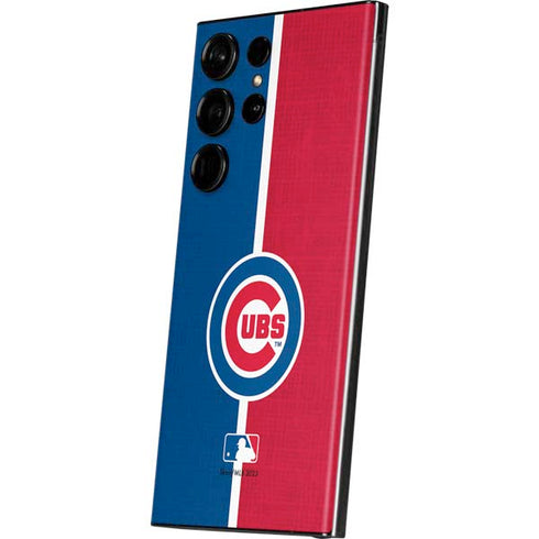 MLB Chicago Cubs Split Galaxy S23 Ultra Skin