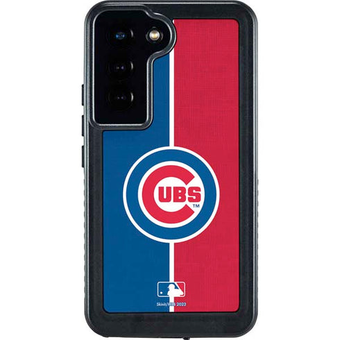 MLB Chicago Cubs Split Galaxy S23 Waterproof Case