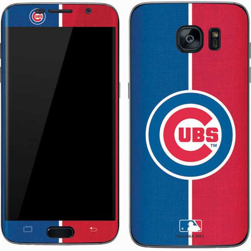 MLB Chicago Cubs Split Galaxy S7 Skin