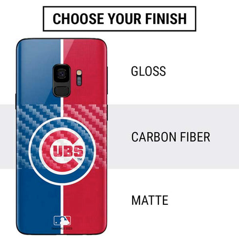MLB Chicago Cubs Split Galaxy S9 Skin
