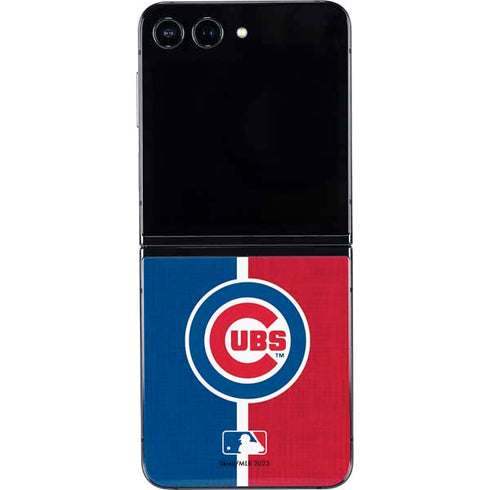 MLB Chicago Cubs Split Galaxy Z Flip5 5G Skin