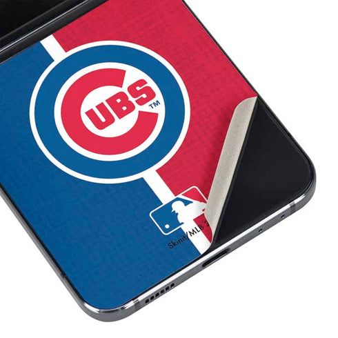 MLB Chicago Cubs Split Galaxy Z Flip5 5G Skin