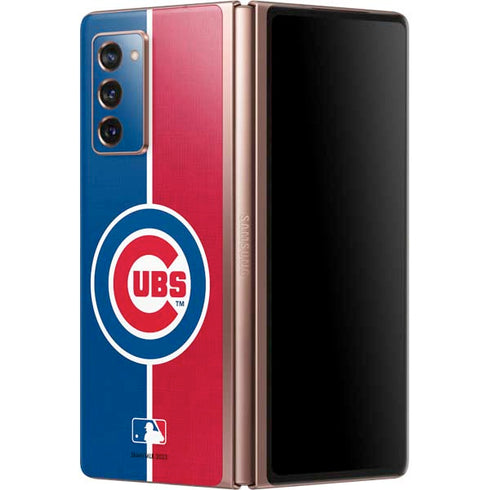 MLB Chicago Cubs Split Galaxy Z Fold2 5G Skin