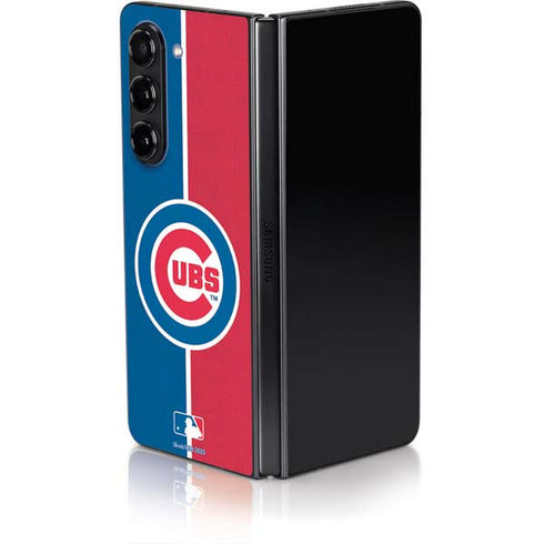 MLB Chicago Cubs Split Galaxy Z Fold5 5G Skin