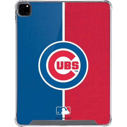 MLB Chicago Cubs Split iPad Pro 12.9in (2020) Clear Case