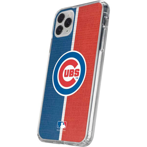 MLB Chicago Cubs Split iPhone 11 Pro Clear Case