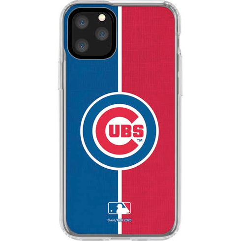 MLB Chicago Cubs Split iPhone 11 Pro Clear Case