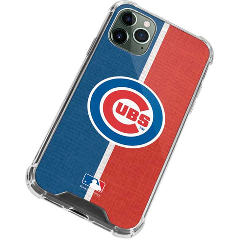 MLB Chicago Cubs Split iPhone 11 Pro Max Clear Case