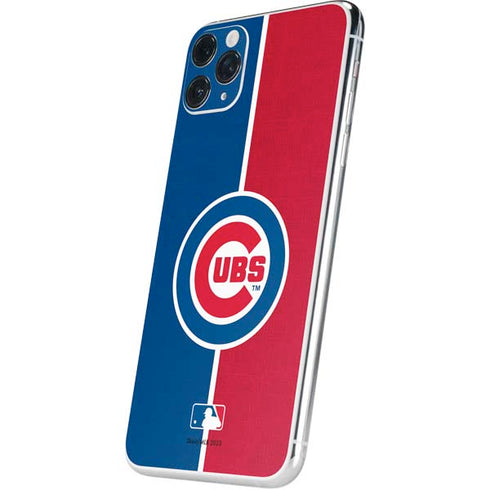 MLB Chicago Cubs Split iPhone 11 Pro Max Skin