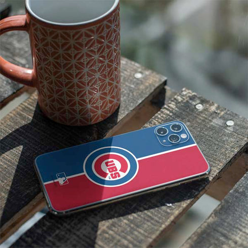 MLB Chicago Cubs Split iPhone 11 Pro Max Skin