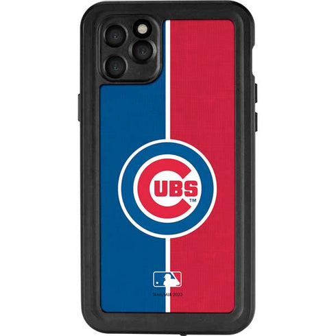 MLB Chicago Cubs Split iPhone 11 Pro Max Waterproof Case