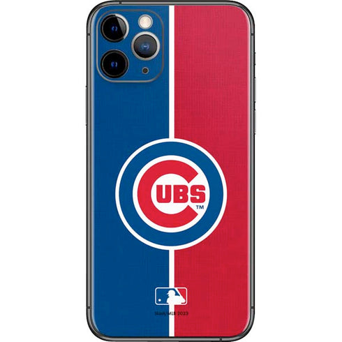 MLB Chicago Cubs Split iPhone 11 Pro Skin