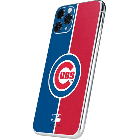 MLB Chicago Cubs Split iPhone 11 Pro Skin