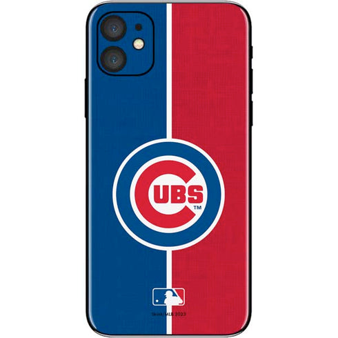 MLB Chicago Cubs Split iPhone 11 Skin