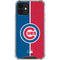 MLB Chicago Cubs Split iPhone 12 Clear Case