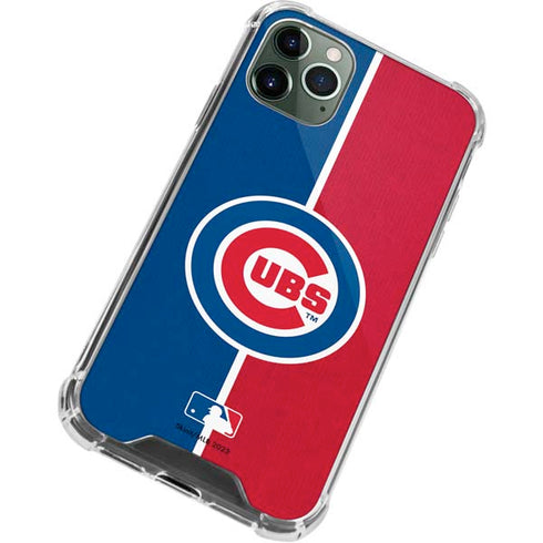 MLB Chicago Cubs Split iPhone 12 Pro Clear Case