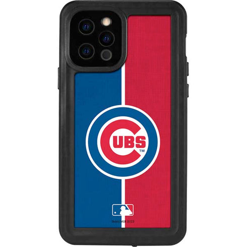MLB Chicago Cubs Split iPhone 12 Pro Waterproof Case