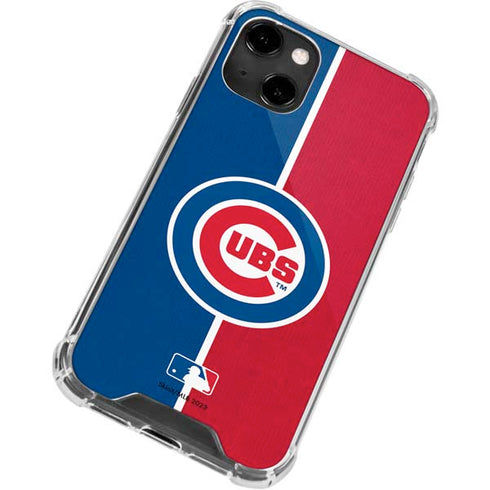 MLB Chicago Cubs Split iPhone 13 Clear Case